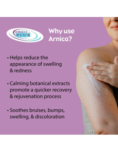 Set de Crema y Gel de Arnica Miracle Plus para Moretones