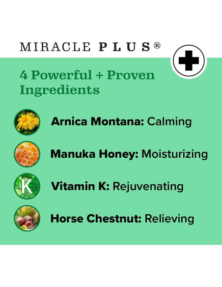 Set de Crema y Gel de Arnica Miracle Plus para Moretones