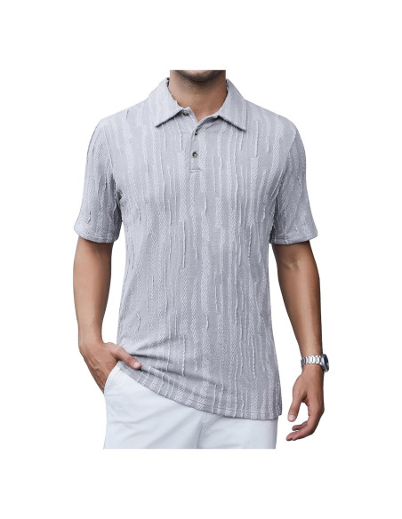 Camisa de Golf Sin Costuras Alex Vando Hombre Secado Rápido