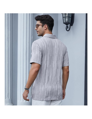 Camisa de Golf Sin Costuras Alex Vando Hombre Secado Rápido