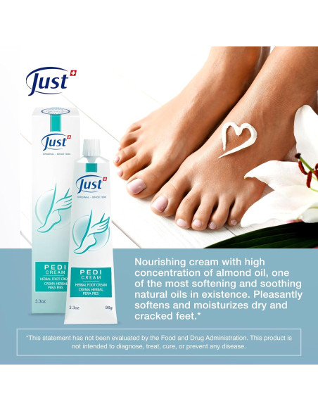 Crema para Pies Pedicream Swiss Just 100 ml - Hidratante Natural