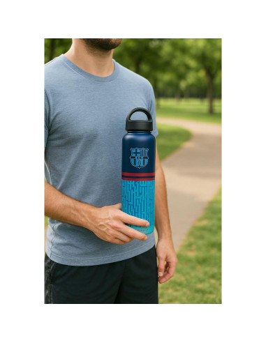 Botella de Agua Aluminio FC Barcelona 0.59 L Reutilizable