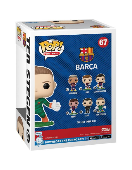 Figura Funko Pop! Ter Stegen FC Barcelona 9.5 cm Vinilo Coleccionable Figura Funko Pop! Ter Stegen FC Barcelona 9.5 cm Vinilo Coleccionable