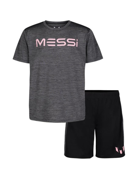 Conjunto de 2 Piezas para Niños Messi - Camiseta y Pantalones Cortos