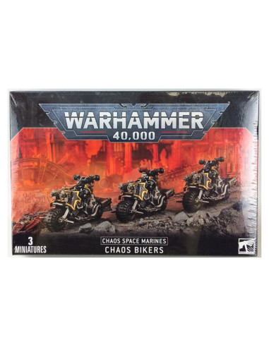 Conjunto de Motocicletas del Caos Games Workshop 3 Piezas