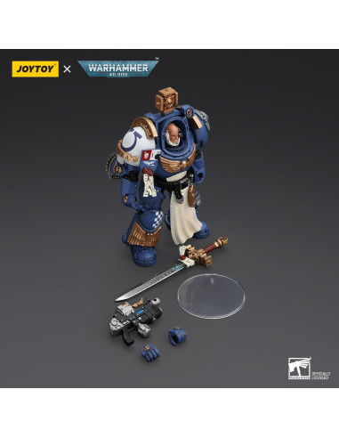 Figura de Acción JoyToy Warhammer 40K Capitán Ultramarines 14 cm