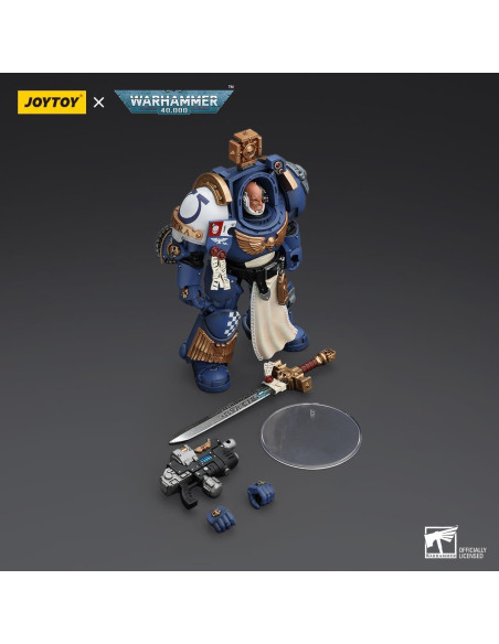Figura de Acción JoyToy Warhammer 40K Capitán Ultramarines 14 cm Figura de Acción JoyToy Warhammer 40K Capitán Ultramarines 14 cm