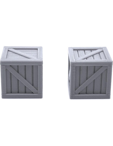 Cajas y Barriles Escenografía 3D EnderToys para RPG y Wargame