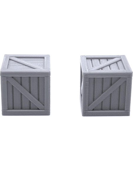 Cajas y Barriles Escenografía 3D EnderToys para RPG y Wargame