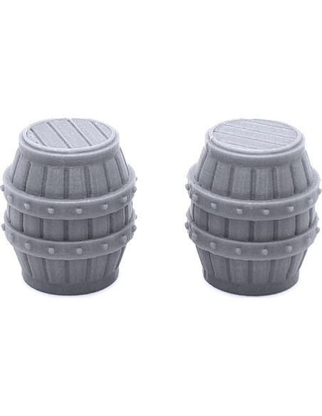 Cajas y Barriles Escenografía 3D EnderToys para RPG y Wargame