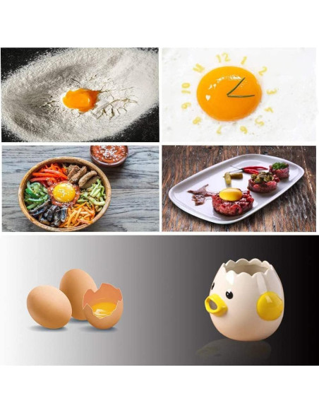 Separador de Huevos Cerámica L7HWDP Amarillo 7.62x7.62 cm