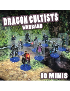 Miniaturas Planas Arcknight Cultistas Dragón - Banda 10p 2