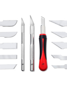Juego de cuchillos de precisión Fancii 16 piezas - acero al carbono 2