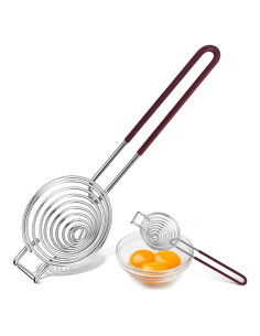 Separador de Huevos HCFGS de Acero Inoxidable con Mango Largo