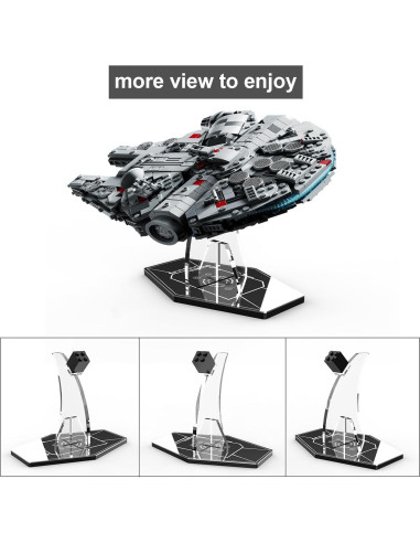 Soporte de Exhibición Acrílico NAOCARD para Lego 75375