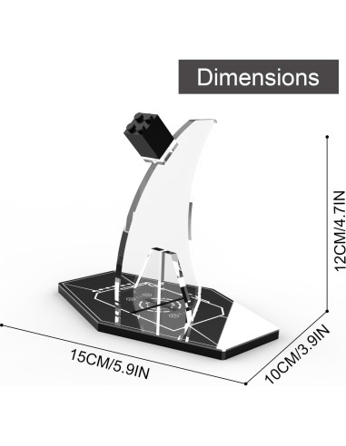 Soporte de Exhibición Acrílico NAOCARD para Lego 75375