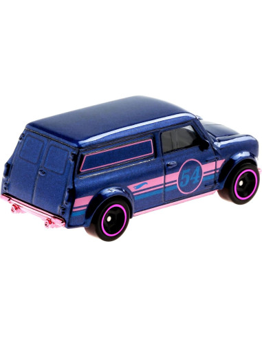 Hot Wheels 67 Austin Mini Van Diecast Perla y Cromo 2022