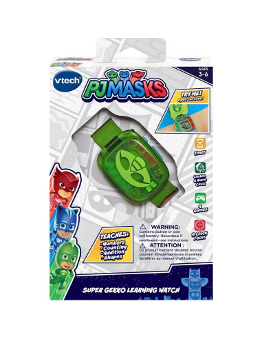Reloj de Aprendizaje VTech PJ Masks Super Gekko Verde