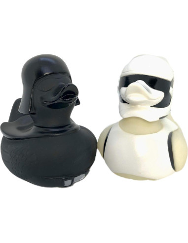 Pato de Goma Guerrero Espacial Negro DITW Designs