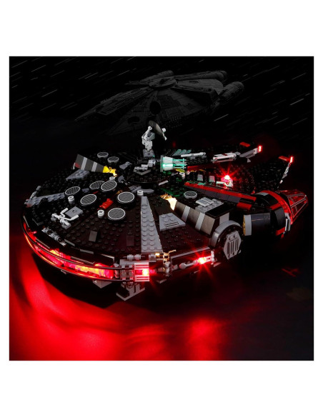Kit de Luz BOOZUU para Lego 75389 Halcón Oscuro - Iluminación LED