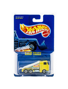 Camión de Remolque Hot Wheels 1991 Die Cast 1:64 Amarillo