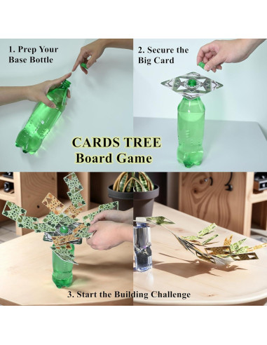 Juego de Cartas de Equilibrio Árbol de Cartas UPPOCKK - 1-8 Jugadores