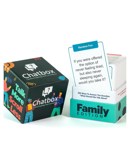 Chatbox - 200 Tarjetas de Conversación para Juegos Familiares
