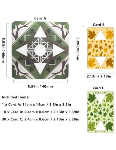 Juego de Cartas de Equilibrio Árbol de Cartas UPPOCKK - 1-8 Jugadores