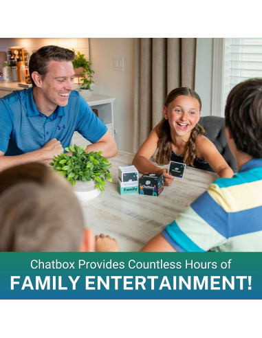 Chatbox - 200 Tarjetas de Conversación para Juegos Familiares