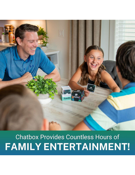 Chatbox - 200 Tarjetas de Conversación para Juegos Familiares