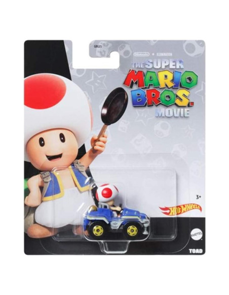 Hot Wheels Mario Kart Coche a Escala 1:64 Toad HKD58