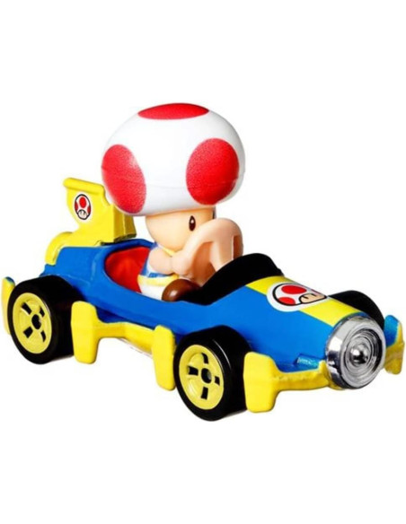 Hot Wheels Mario Kart Coche a Escala 1:64 Toad HKD58