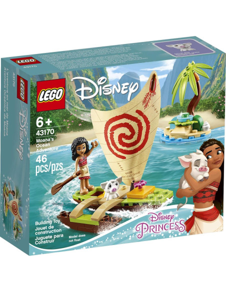 LEGO Aventura Oceánica Moana Disney 43170 - 46 Piezas LEGO Aventura Oceánica Moana Disney 43170 - 46 Piezas