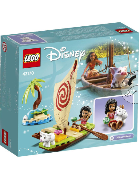 LEGO Aventura Oceánica Moana Disney 43170 - 46 Piezas LEGO Aventura Oceánica Moana Disney 43170 - 46 Piezas