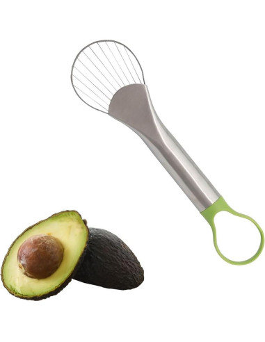Cortador de Aguacate OnewCheng 2 en 1 Acero Inoxidable