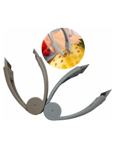 Juego de 2 herramientas Jilukibo para quitar corazones de fresas y piñas