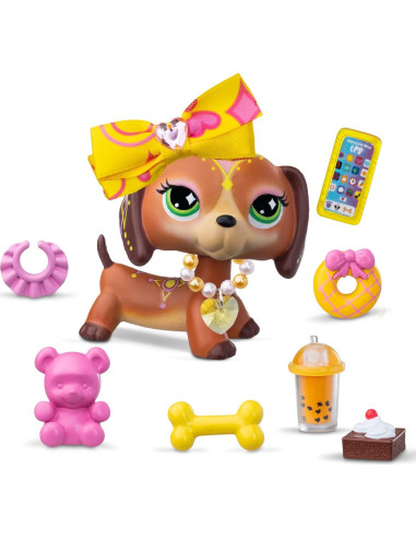 Conjunto Littlest Pet Shop Dulce y Elegante - 4 Mascotas Deluxe