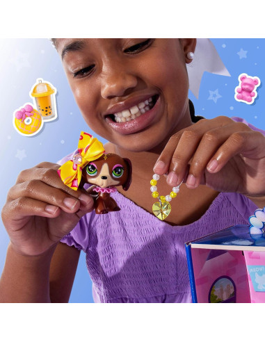 Conjunto Littlest Pet Shop Dulce y Elegante - 4 Mascotas Deluxe