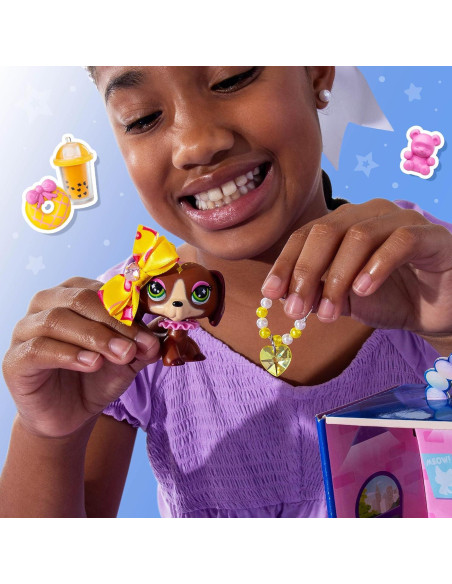 Conjunto Littlest Pet Shop Dulce y Elegante - 4 Mascotas Deluxe