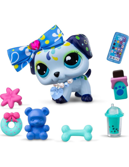 Conjunto Littlest Pet Shop Dulce y Elegante - 4 Mascotas Deluxe