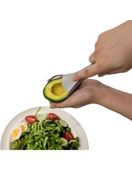 Cortador de Aguacate OnewCheng 2 en 1 Acero Inoxidable