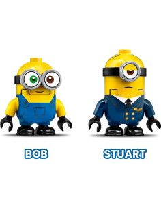 LEGO Minions: Avión de Juguete Piloto Stuart y Bob 75547 2