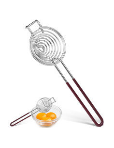 Separador de Huevos Czyan de Acero Inoxidable con Mango de Goma