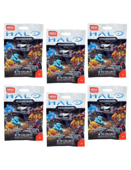 Mega Construx Halo Micro Figuras de Acción CNC84 - Paquete de 6