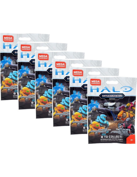 Mega Construx Halo Micro Figuras de Acción CNC84 - Paquete de 6