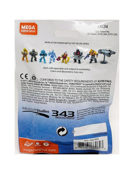Mega Construx Halo Micro Figuras de Acción CNC84 - Paquete de 6