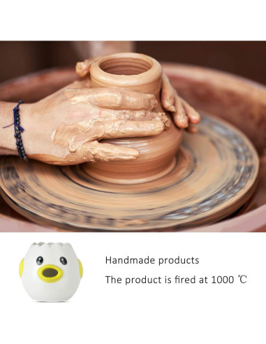 Separador de Huevos Cerámico Sretanj Amarillo 7.62 cm