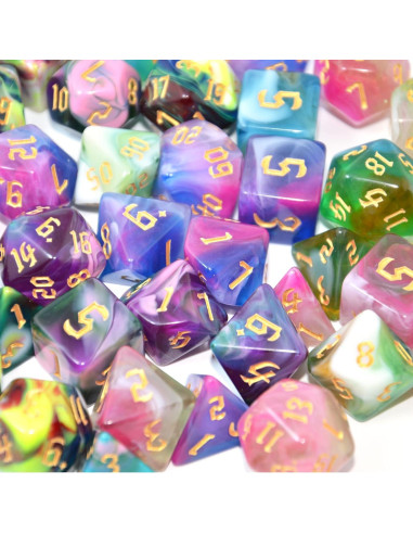 Conjunto de Dados Poliedricos 5x7 SmartDealsPro para DND RPG