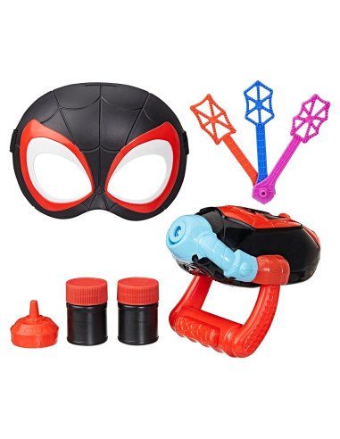 Lanzador de Burbuja Electrónico Marvel Spidey Miles Morales