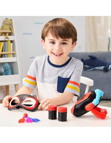 Lanzador de Burbuja Electrónico Marvel Spidey Miles Morales